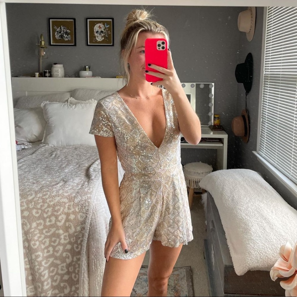 Gianni Bini Sequin Romper